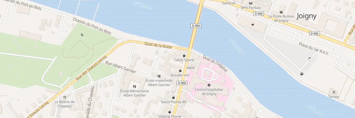 Plan du 6B Av Gambetta à Joigny