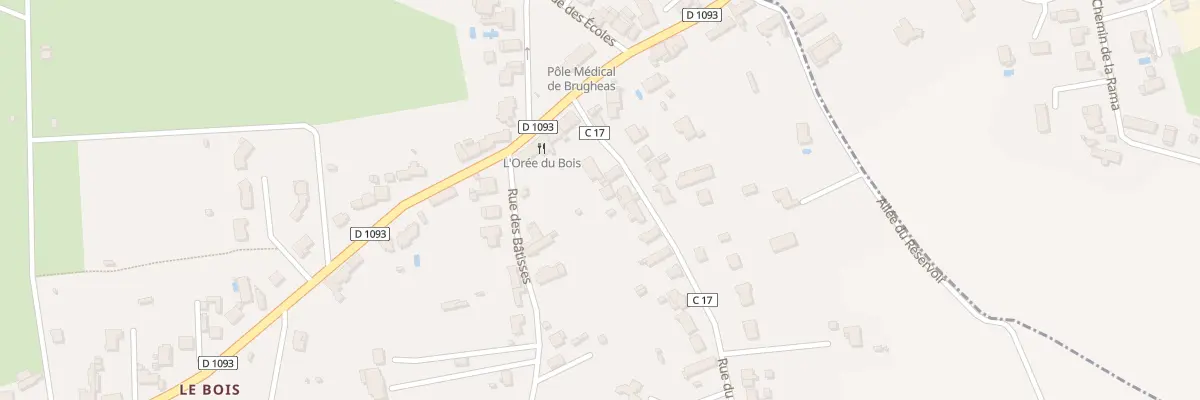 Plan du 7 Rue du Stade à Brugheas