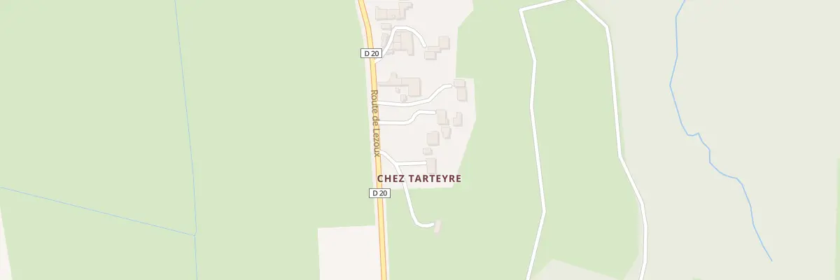 Plan du 12 Chez Tarteyre à Ravel