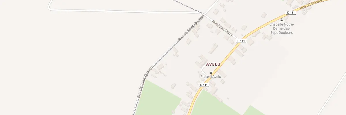 Plan du 11 Rue de Saint Quentin à Maretz