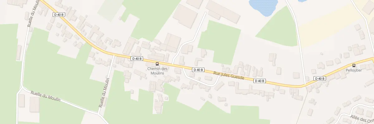 Plan du 59 Rue Jules Guesde à Hasnon