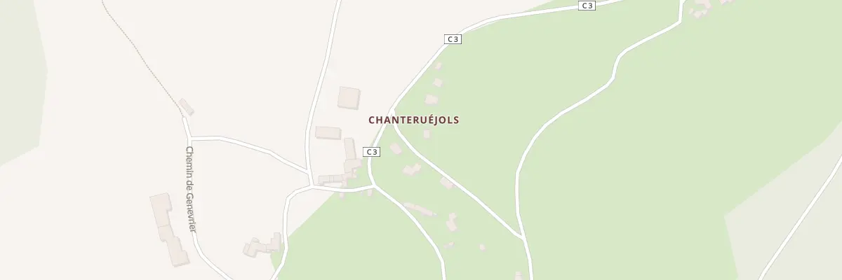 Plan du 5643 Chanteruejols à Gabrias