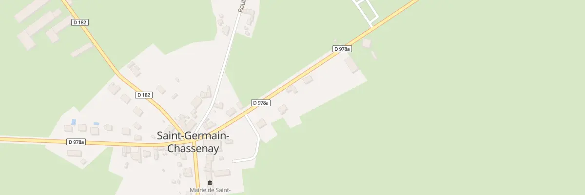 Plan du 7 Rte de Decize à Saint-Germain-Chassenay