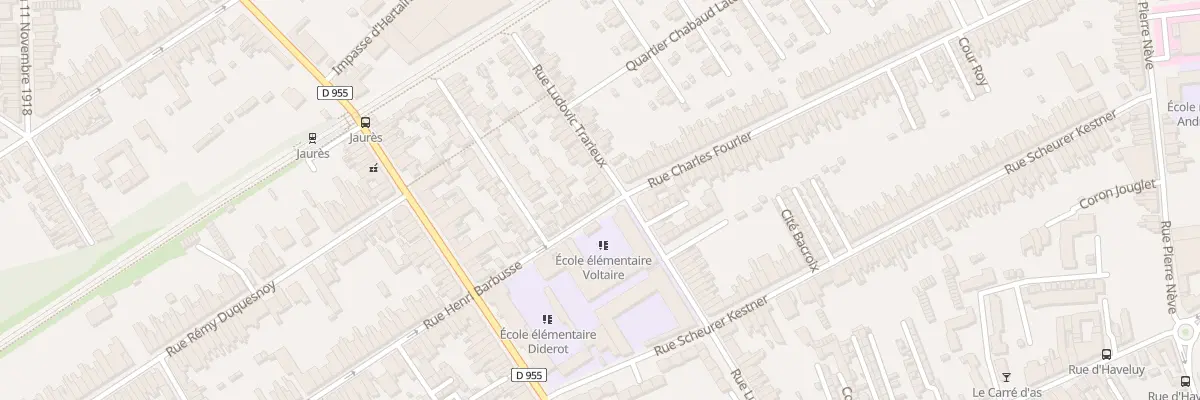 Plan du 139 Rue Henri Barbusse à Denain