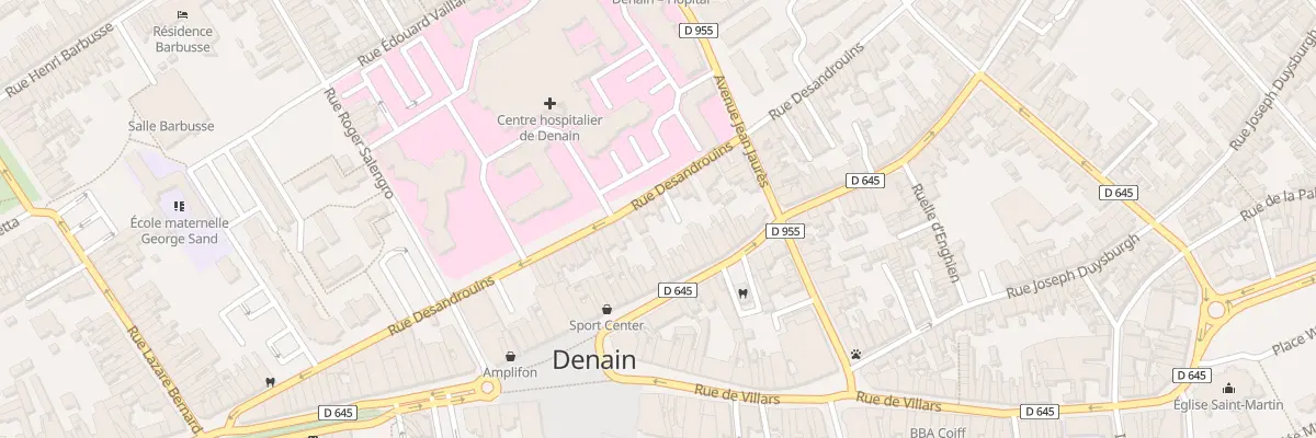 Plan du 354 Rue Désandrouins à Denain