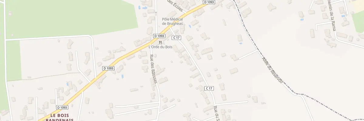 Plan du 9 Rue du Stade à Brugheas