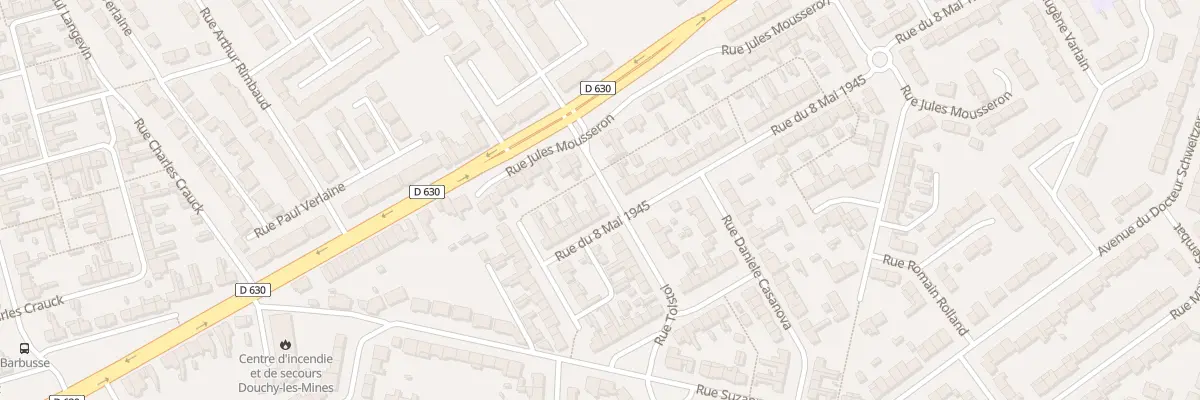 Plan du 41 Rue du 8 Mai 1945 à Douchy-les-Mines