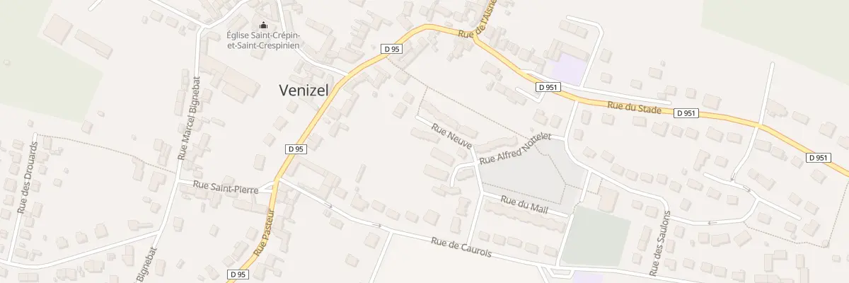 Plan du 69 Rue Neuve à Venizel