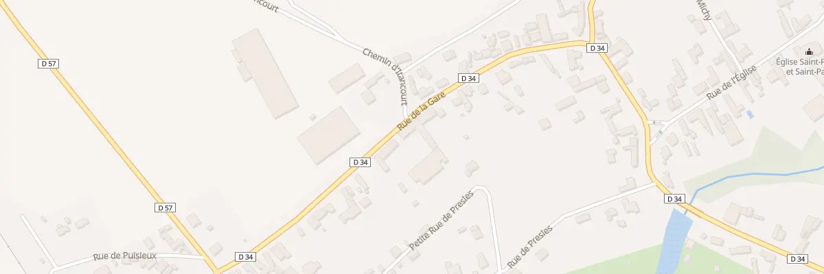 Plan du 17 Rue de la Gare à Mézières-sur-Oise