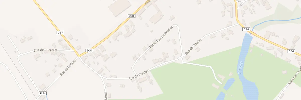 Plan du 3 Ptr Petite Rue de Presles à Mézières-sur-Oise