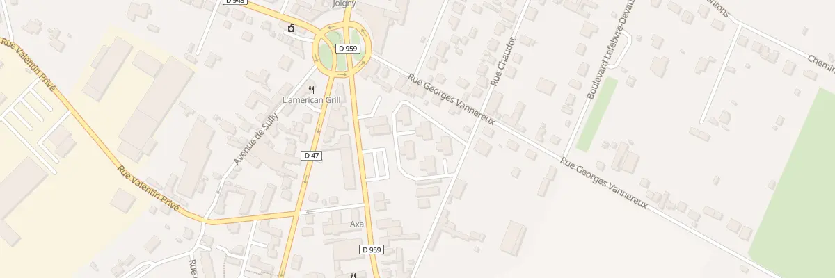 Plan du 36 Rue Chaudot à Joigny