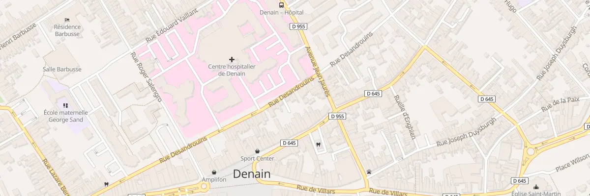 Plan du 386 Rue Désandrouins à Denain