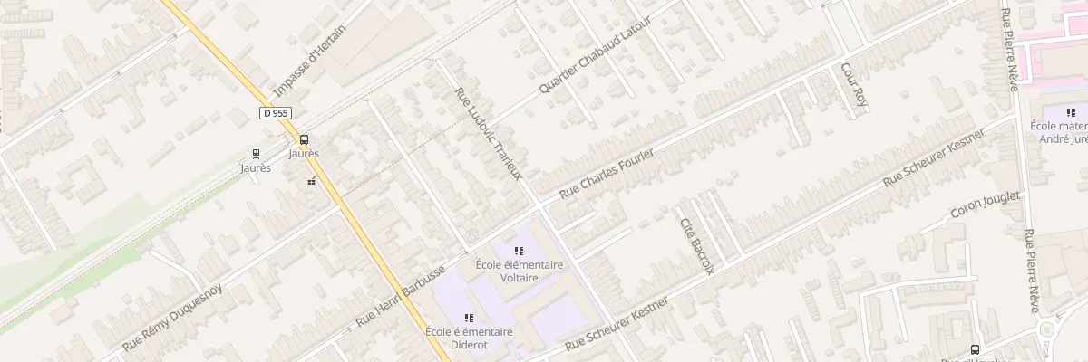 Plan du 3 Rue Charles Fourier à Denain