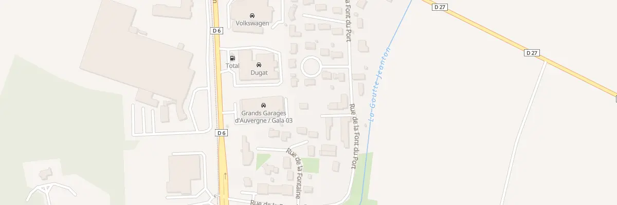 Plan du 15 Rue de la Font du Port à Charmeil