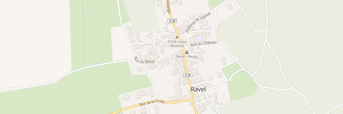 Plan du 5 Rue du Breuil à Ravel