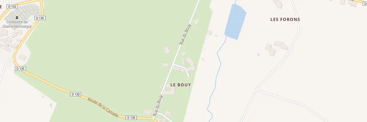 Plan du 5308 Le Bouy à Glaine-Montaigut