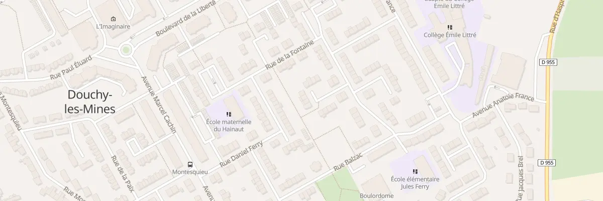 Plan du 40 Rue Guy Moquet à Douchy-les-Mines