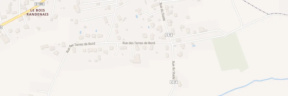 Plan du 6 Rue des Terres de Bord à Brugheas