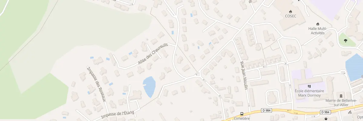 Plan du 6 Rue des Aulnes à Bellerive-sur-Allier