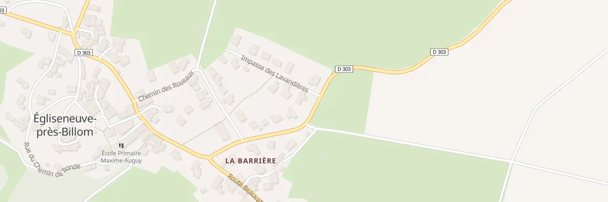 Plan du 5438 Champlong à Égliseneuve-près-Billom