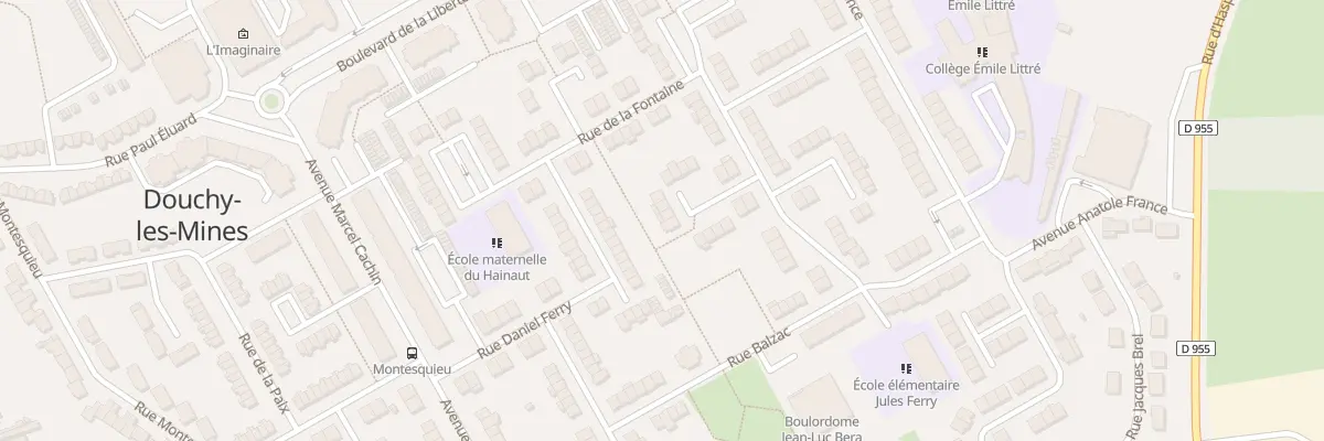 Plan du 42 Rue Guy Moquet à Douchy-les-Mines