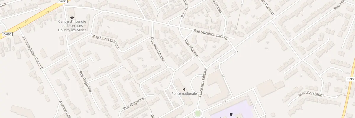 Plan du 21 Rue Jean Moulin à Douchy-les-Mines
