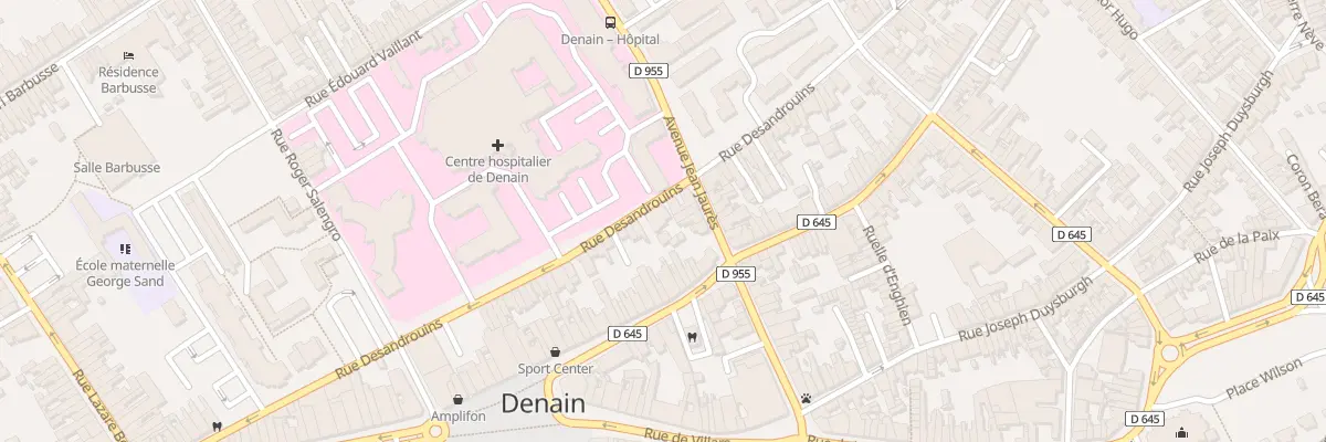 Plan du 404 Rue Désandrouins à Denain