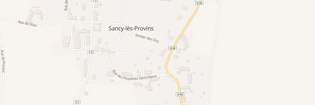 Plan du 10 Rue de Villiers St Georges à Sancy-lès-Provins