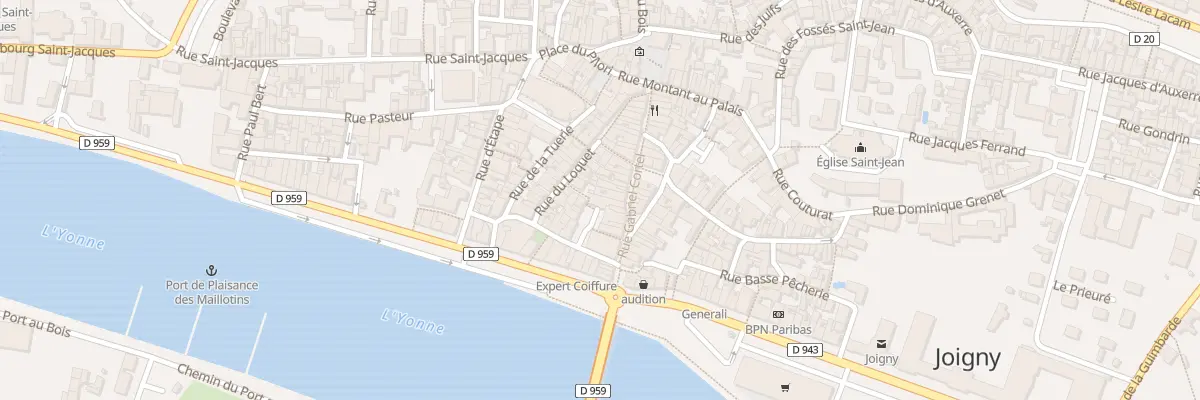 Plan du 27 Rue Gabriel Cortel à Joigny
