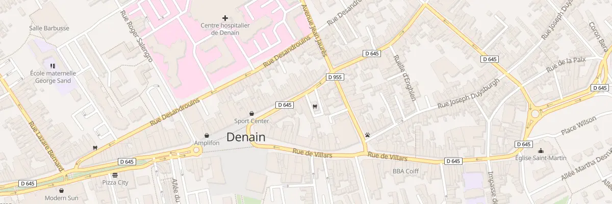 Plan du 10B Rue du Maréchal Leclerc à Denain