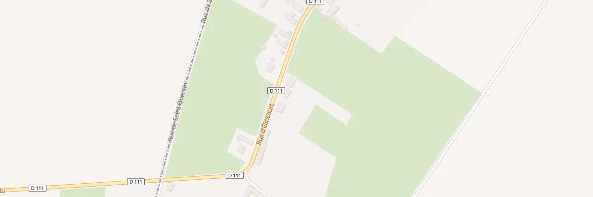 Plan du 5017F Rue d’Elincourt à Maretz