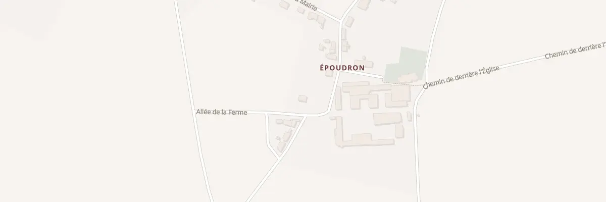 Plan du 2 All de la Ferme à Bertaucourt-Epourdon