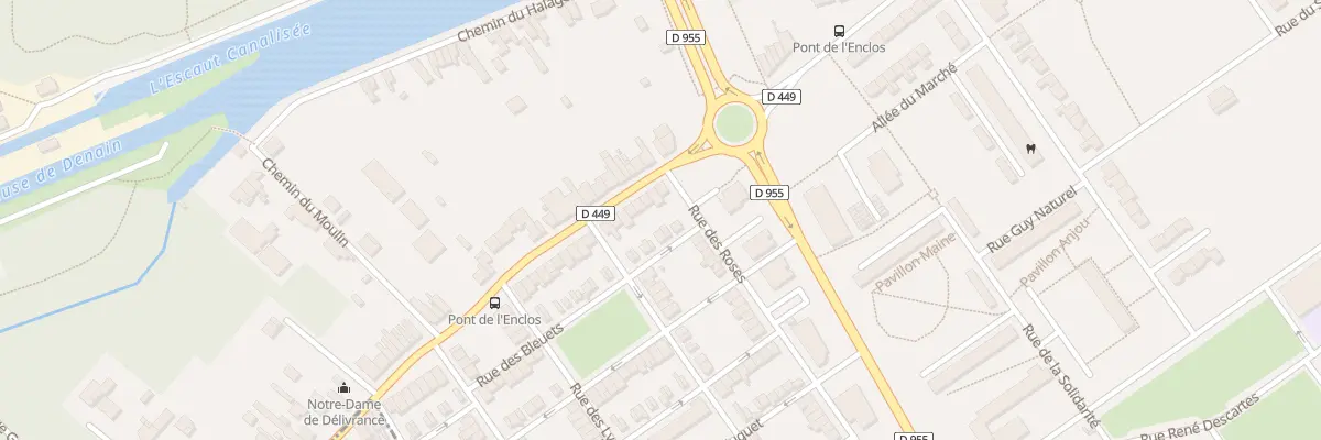 Plan du 5 Bd de Verdun à Denain