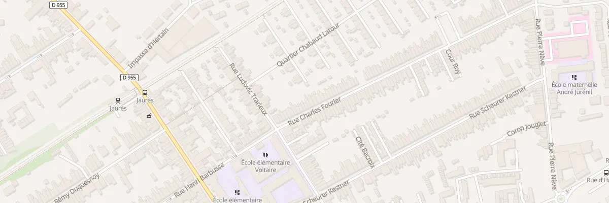 Plan du 17T Rue Charles Fourier à Denain