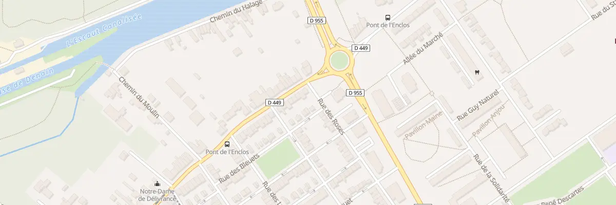 Plan du 3 Bd de Verdun à Denain