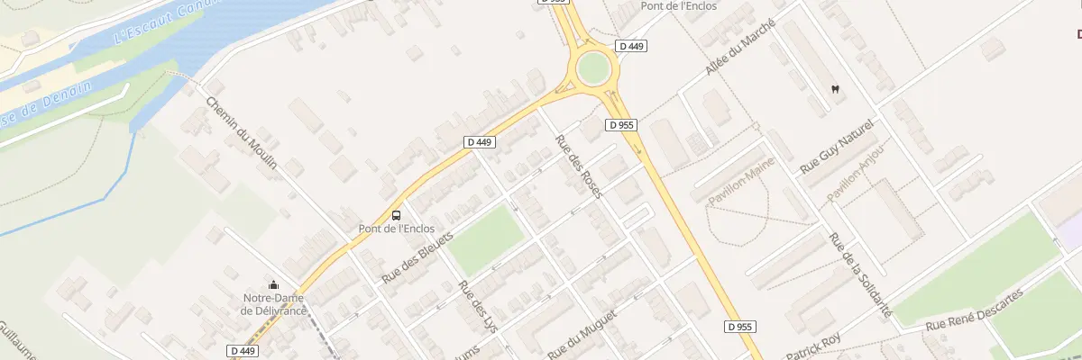 Plan du 34 Rue des Glaieuls à Denain