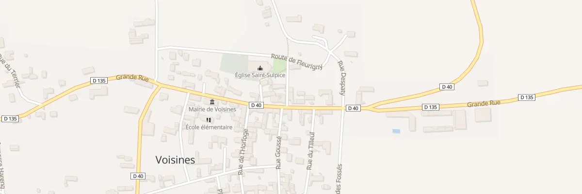 Plan du 2 Rue Bernisset à Voisines