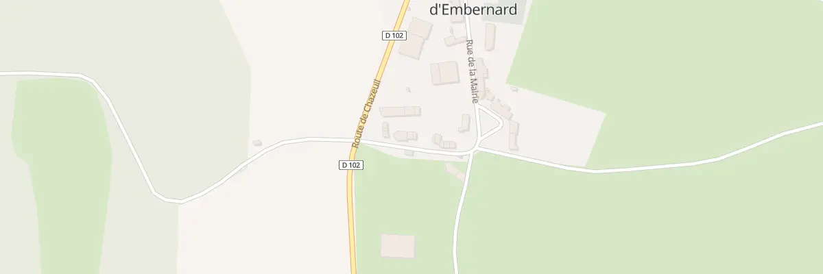 Plan du 14 Rue de la Mairie à Corvol-d’Embernard