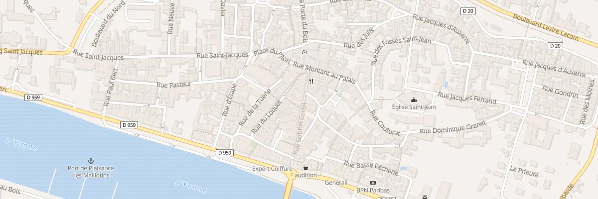 Plan du 47 Rue Gabriel Cortel à Joigny