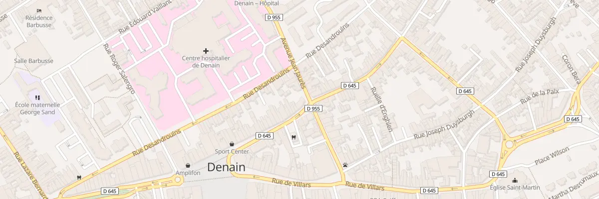 Plan du 53 Rue du Maréchal Leclerc à Denain