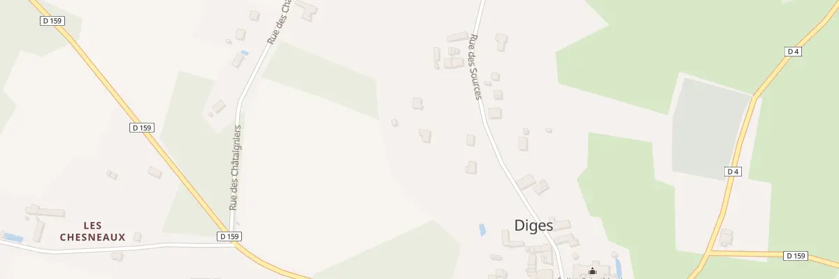 Plan du 17 Rue des Sources aux Jolivets à Diges