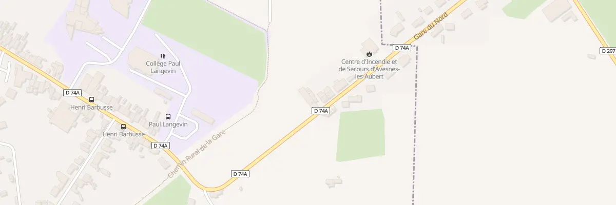 Plan du 202T Rue Henri Barbusse à Avesnes-les-Aubert