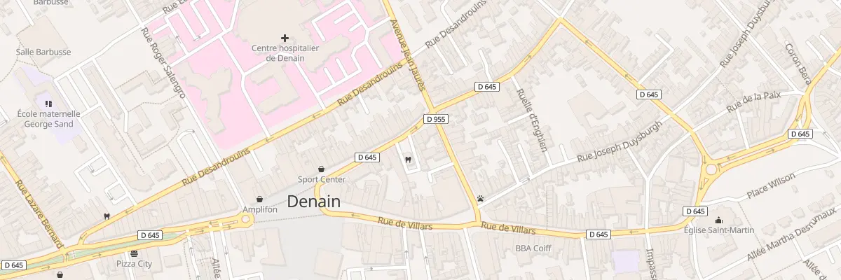 Plan du 22 Rue du Maréchal Leclerc à Denain