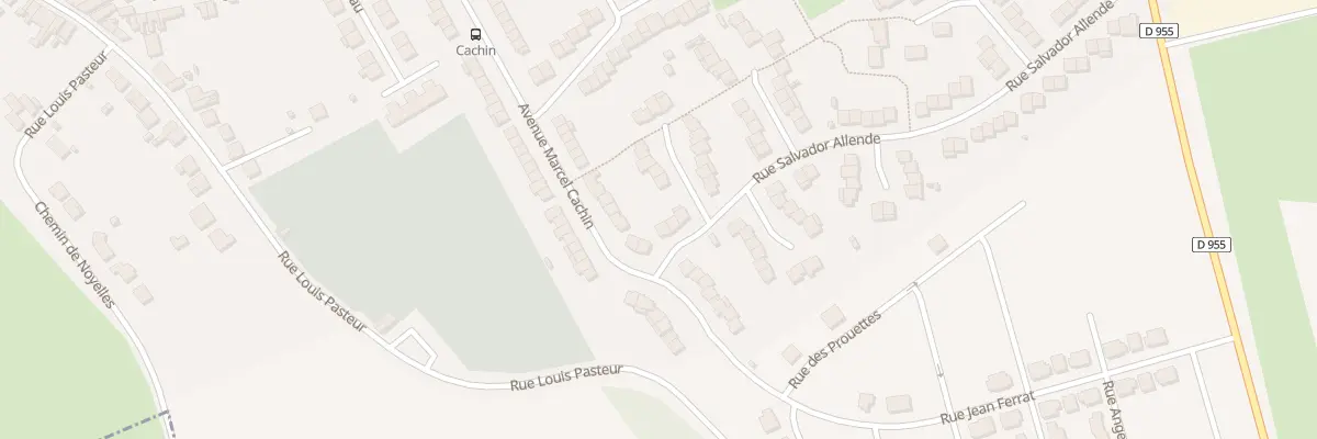 Plan du 1 Rue Salvador Allende à Douchy-les-Mines