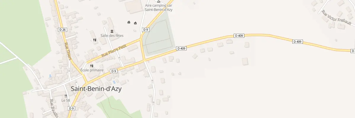 Plan du 6 Rue Jean Fourastie à Saint-Benin-d’Azy
