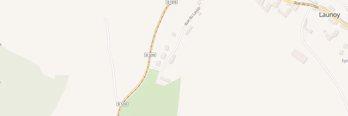 Plan du 7 Rue du Lavoir à Launoy