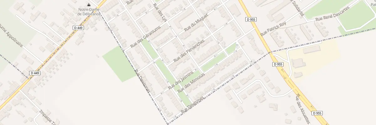 Plan du 141 Rue des Pervenches à Denain