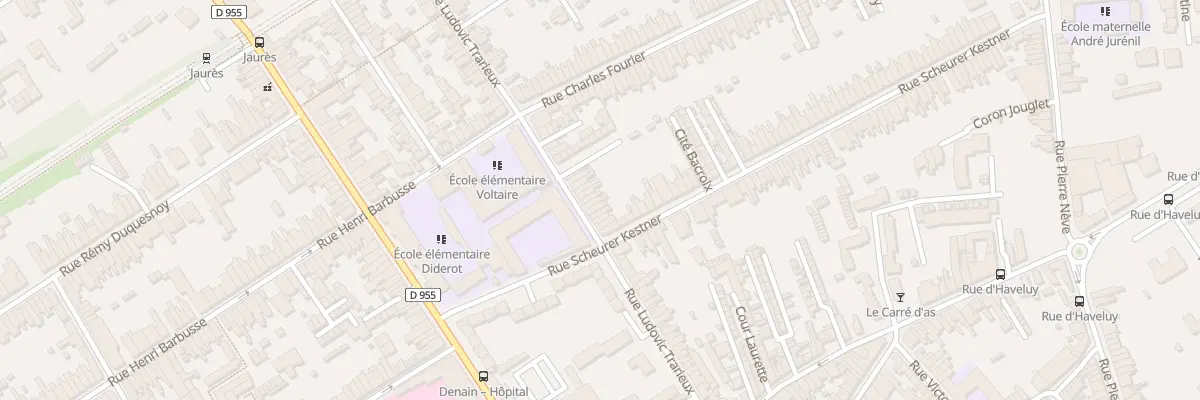 Plan du 102 Rue Ludovic Trarieux à Denain