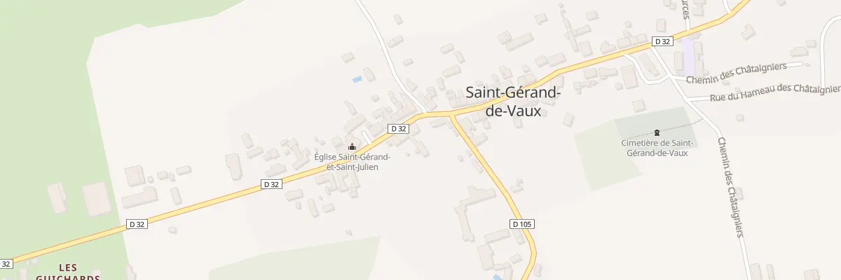 Plan du 3 Rue de l’Eglise à Saint-Gérand-de-Vaux