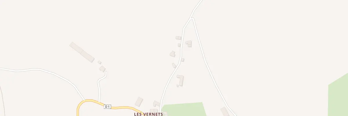 Plan du 5001 Les Vernets à Lachamp-Ribennes